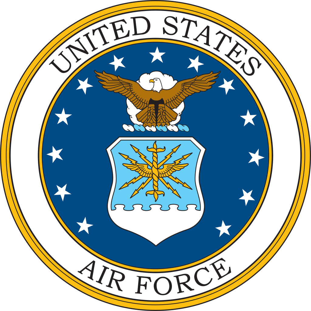Air Force map logo icon