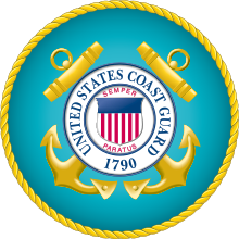 Coast Guard map logo icon