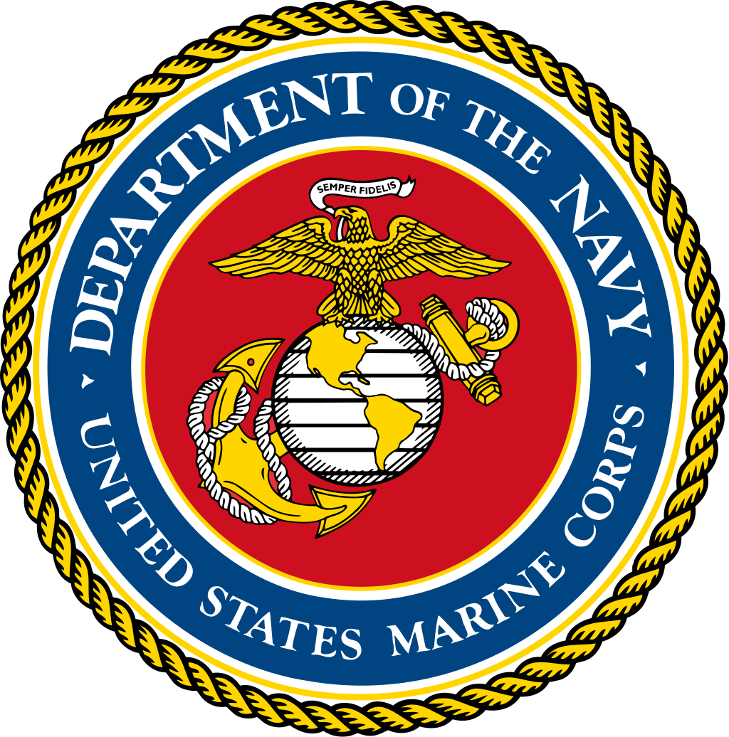 Marine Corps map logo icon